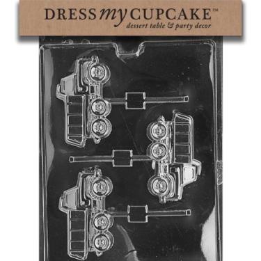Imagem de Dress My Cupcake Molde para doces de chocolate, pirulito de caminhão basculante