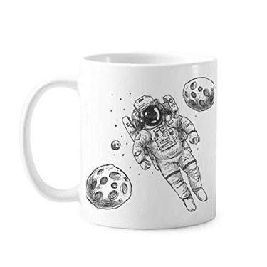 Imagem de Caneca Universe Alien Monster Astronaut Cerâmica Café Porcelana Copo de Mesa