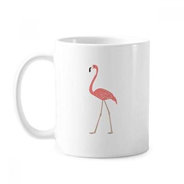 Imagem de Caneca com estampa de flamingo para caminhada cerâmica xícara de porcelana de café