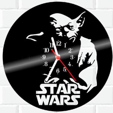 Imagem de Relógio De Vinil Disco Lp  Star Wars Yoda - Rb Criações