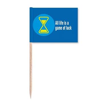 Imagem de You Cannot Change The Past Toothpick Flags Marker Topper Decoração de Festa