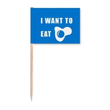 Imagem de Eat Egg Desire Life Art Deco Presente Fashion Palito de Dentes Marcadores Decoração de Festa