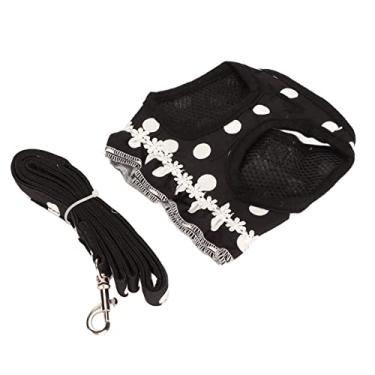 Imagem de Colete para Animais de Estimação Conjunto de Corda de Tração para Gatos Ao Ar Livre Correia de Segurança Coleira para Treinamento de Animais de Estimação para Gatos (L)