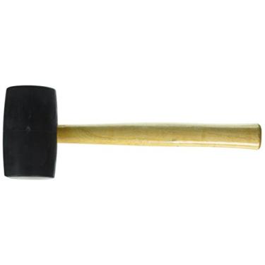 Imagem de Bon Tool Martelo de borracha 15-220 - Preto 680 g - Cabo de madeira de 33 cm