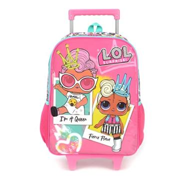 Kit Mochila Escolar Infantil LOL BFFS 4 Eva Com Rodinhas - Luxcel