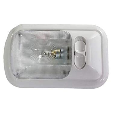 Imagem de Diamond Grupo por Valterra 12 V Luz de domo de substituição de LED único, Eurostyle com interruptor de 2 vias, 12 V, 4" x 8", 215LUM. 5500K, 0,19A, 2 fios de instalação (1 pacote) - DG72405VP