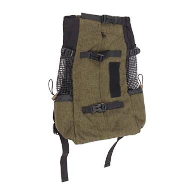Imagem de Mochila para Animais de Estimação, à Prova de Choque, Mochila Grande para Transporte de Cães, Portátil, Malha Respirável para Caminhar, Andar de Bicicleta, para Animais de Estimação, para (Grama verde)