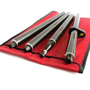 Imagem de Pólo de prisma de 1,8 m, polos de levantamento de fibra de carbono GPS tipo topografia estação total 4 polos bolha