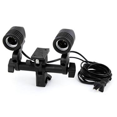 Imagem de Holder Soquete de Iluminação E27 Duplo para Sombrinha e Luz Contínua