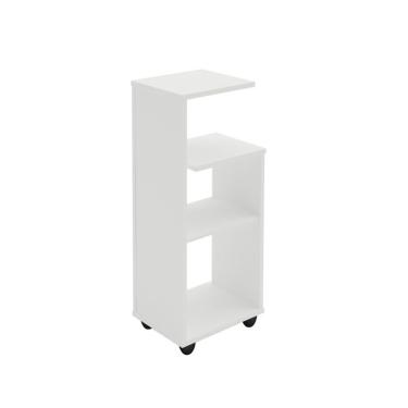 Imagem de Mesa Lateral Retangular Bis Branca