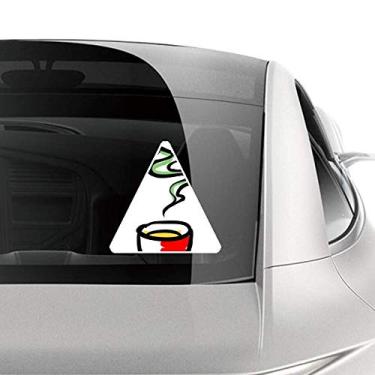 Imagem de DIYthinker Caneca de chá chinês chinês padrão tradicional adesivo para carro motocicleta bicicleta bagagem decalque