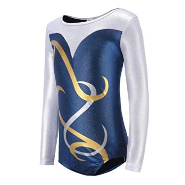 Imagem de YIJU Collant de ginástica Bodysuit Dancewear Balé para Stage Performance Training, 10 jardas