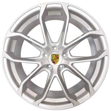 Imagem de Kit 4 Rodas Aro 18x8 porsche gts 5X105 Prata