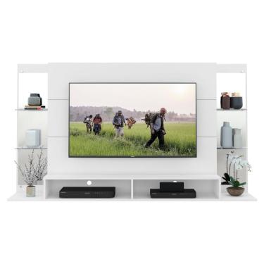 Imagem de Painel TV até 60" Espelho Nairóbi Plus Branco Multimóveis