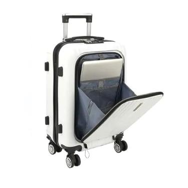Imagem de Mala de Viagem de Bordo com Cadeado TSA Polo King (Branco)