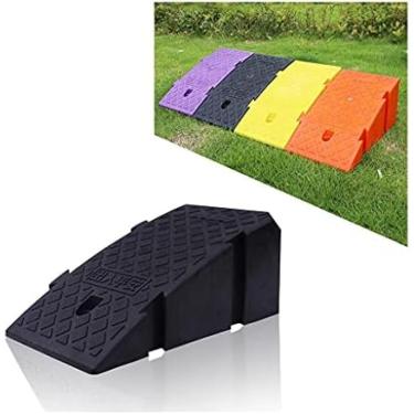Imagem de Rampas De Meio-fio De Entrada De Automóveis Altas 16/20 Cm De Limite Para Serviços Pesados ​​Ponte De Meio-fio Para Garagem, Calçada, Caminhão, Scooter, Bicicleta, Motocicleta, Mobilidade Para Cad