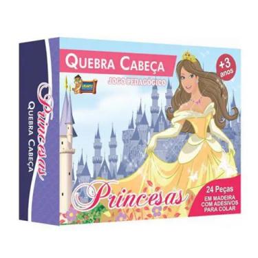Imagem de Quebra-Cabeça 24 Peças Princesas Uriarte