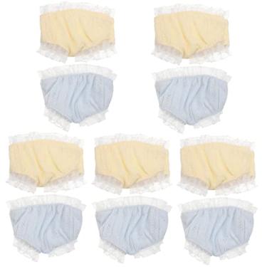 Imagem de Totority 10 Pcs Calcinhas Mini Boneca Bermuda Masculina Calças Curtas Para Homens Calças Para Homens Curtos Decoração De Bebê Acessórios De Vestido Cara Estados Unidos Roupa Íntima Pano