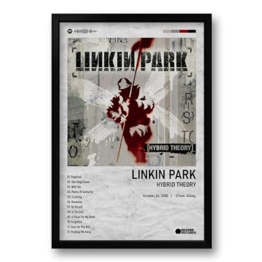 Imagem de Quadro Álbum Spotify Hybrid Theory - Linkin Park - 40x60cm