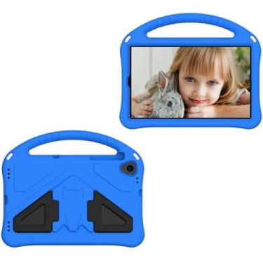Imagem de Capa para tablet Capa infantil compatível com Lenovo Tab K10 TB-X6C6F TB-X6C6L TB-X6C6X (2021) Capa para tablet, capa protetora à prova de choque, alça protetora à prova de quedas com alça de ombro Es