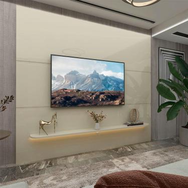 Imagem de Painel Para Tv Com Led Royal 220 Off White - Gelius