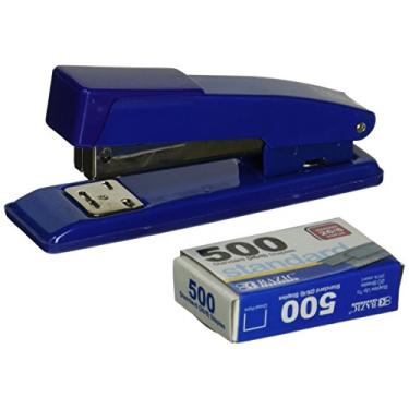 Imagem de Grampeador de metal padrão BAZIC (26/6) com grampeador de 500 quilates