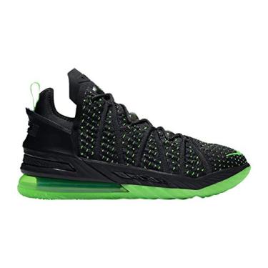 Imagem de Nike Men's Shoes Lebron 18 Dunk Man Black/Electric Green CQ9283-005 (Numeric_7_Point_5)