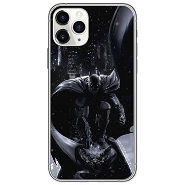 Imagem de ERT GROUP Capa de TPU DC Batman para iPhone 11 Pro MAX, capa de silicone líquido, flexível e fina, protetora para tela, à prova de choque e antiarranhões