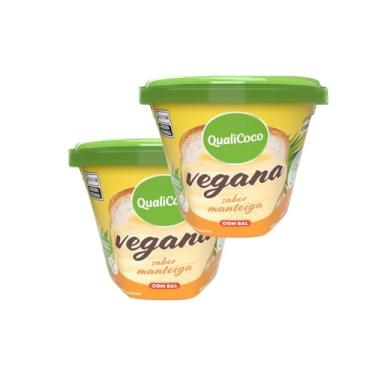 Imagem de Manteiga de Coco Vegana Sem Lactose Qualicoco Com Sal - 2 potes de 200g