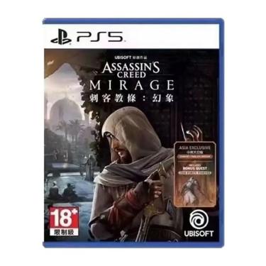 Imagem de Assassin's Creed Mirage Game CD Playstation 5  Playstation  4 Jogos  PS4  Suporte Inglês  Versão de