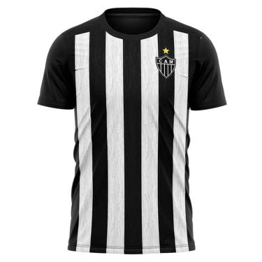 Imagem de Camiseta Braziline Comet Clube Atlético Mineiro  Masculino - Preto-Masculino