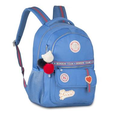 Imagem de Mochila Escolar de Costas Rebecca Bonbon College RB24005 (Azul)