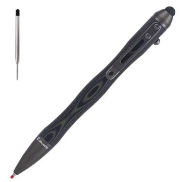 Imagem de Cool Hand Canetas Bolt Action de 14 cm, refil de tinta esferográfica EDC, caneta para tela sensível ao toque, corpo G10 com clipe de bolso, aderência ergonômica, com recarga gratuita, 5375-G