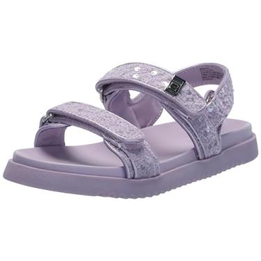 Imagem de Steve Madden Girls Shoes Sandália rasteira Mona, Lilás, 4 Big Kid