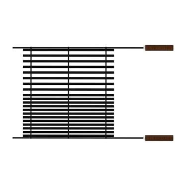 Imagem de Grelha para Churrasco Tramontina 26494000 44x44 Aço Carbono Nitrocarbonetado, Preto
