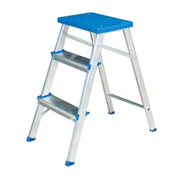 Imagem de Banqueta Dobravel 3 Degraus em Aluminio Alumasa 120 kg de Capacidade