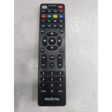 Imagem de Controle remoto compatível com conversor digital intelbras + pilhas - 