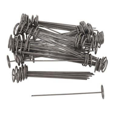 Imagem de 100 Peças Grampos de Paisagem de 6 Polegadas, Alfinetes de Tecido de Paisagem Antiferrugem, Estacas de Cobertura de Plantas de Grampos de Jardim, Alfinetes de Paisagem Superiores