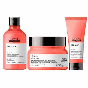 Imagem de LOréal Professionnel Inforcer Kit  Shampoo + Condicionador + Máscara -