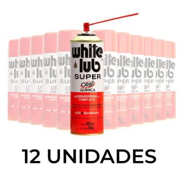 Imagem de Spray Lubrificante Desengripante Anti Ferrugem 12 Unidades - ORBI QUÍM