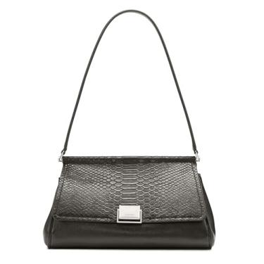 Imagem de Calvin Klein Bolsa de ombro Ellis Demi, Preto/prata, One Size