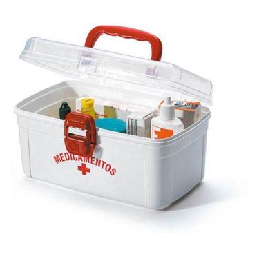Imagem de Caixa Maleta Para Medicamentos Estampada 19,5x15x10cm - Nitron