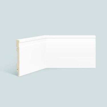 Imagem de Rodapé de Poliestireno Espaço Branco 150mm x 15mm x 2200mm, Branco 15c