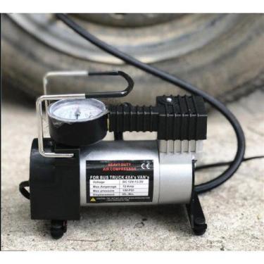 Imagem de Mini Compressor de Ar Profissional Automotivo Portatil 12V Carro Veicu