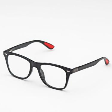 Imagem de Armação Óculos de Grau Masculino Retangular /Gui- Óculos Sunrise, Pret
