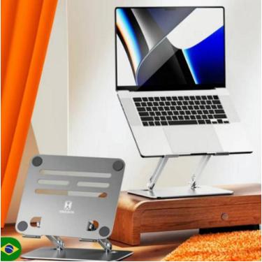 Imagem de Suporte De Mesa Alumínio Para Notebook Ate 17' Polegadas - hRebos