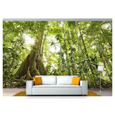 Imagem de Papel De Parede Floresta Natureza Árvores 3D 3M² Xna179 - Você Decpra
