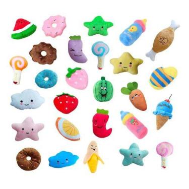 Imagem de 12 Brinquedos Pet Pelucia Cachorro Chihuahua Pinscher Shitzu Lulu da P