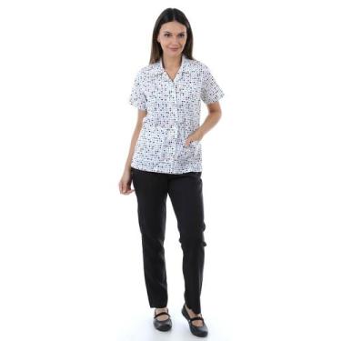 Imagem de Kit com 2 Conjuntos Estampados  de Calça e Jaleco  em Algodão para Dom