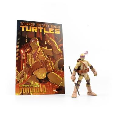 Imagem de Teenage Mutant Ninja Turtles BST AXN v2 IDW Inspired Donatello 5-inch Action Figure & Limited Edition IDW Donatello Comic Book